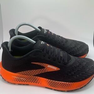 Brooks Hyperion Tempo Men's Size 8 Black & Orange Running Shoes 1103391D064